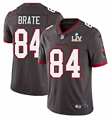 Nike Men & Women & Youth Buccaneers 84 Cameron Brate Gray 2021 Super Bowl LV Vapor Untouchable Limited Jersey,baseball caps,new era cap wholesale,wholesale hats